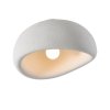 Dekoracyjny nowoczesny biały plafon lampa sufitowa designerski styl owalna STONE DN426-50C Step Into Design
